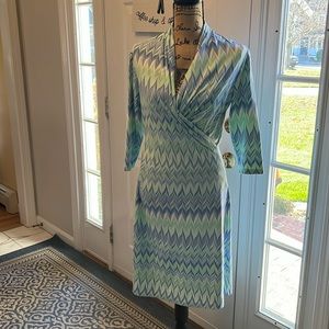 V neck (faux wrap dress)